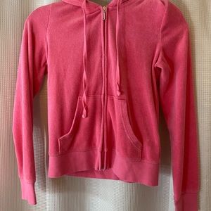 VINTAGE VELOUR HOT PINK JUICY COUTURE TRACKSUIT JACKET
